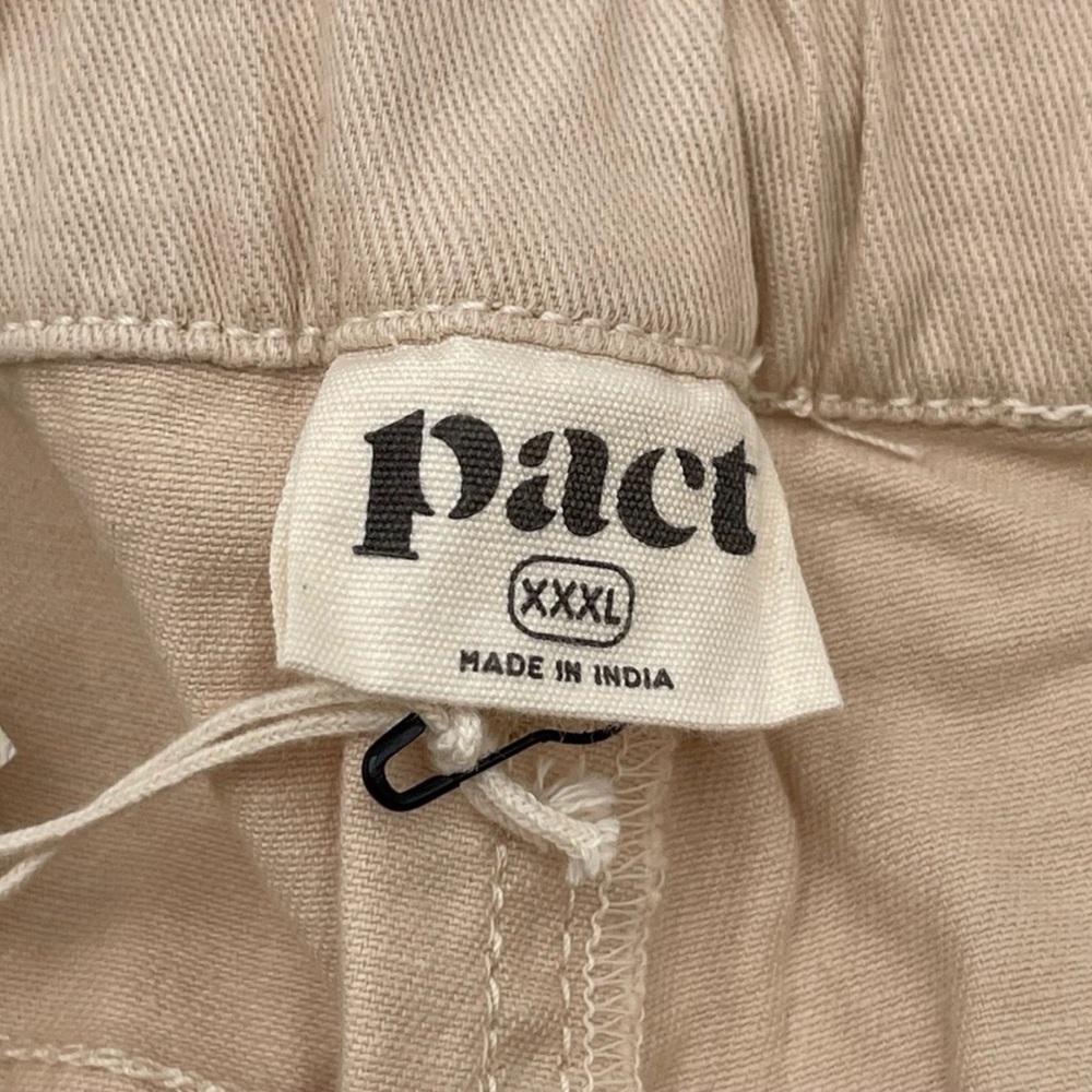 Pact women’s khaki denim pants 3X organic cotton - Picture 6 of 11